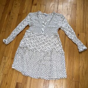RAILS‎ Tiered Ditsy Floral Poppie Dress Long Sleeve Boho S Ruffle V-neck Spring